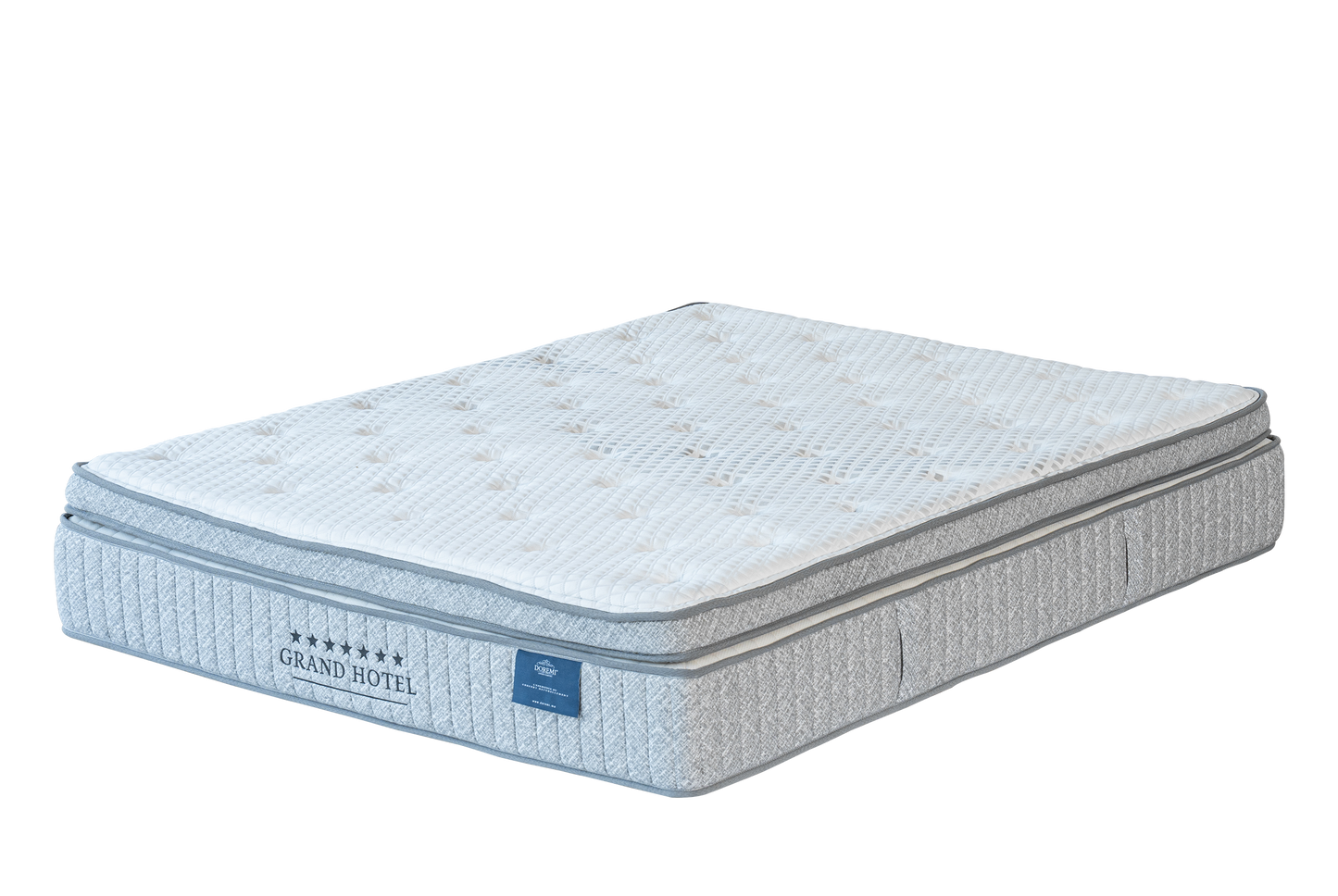 Matelas GRAND HOTEL avec surmatelas Euro-Top et ressorts ensachés nouvelle génération