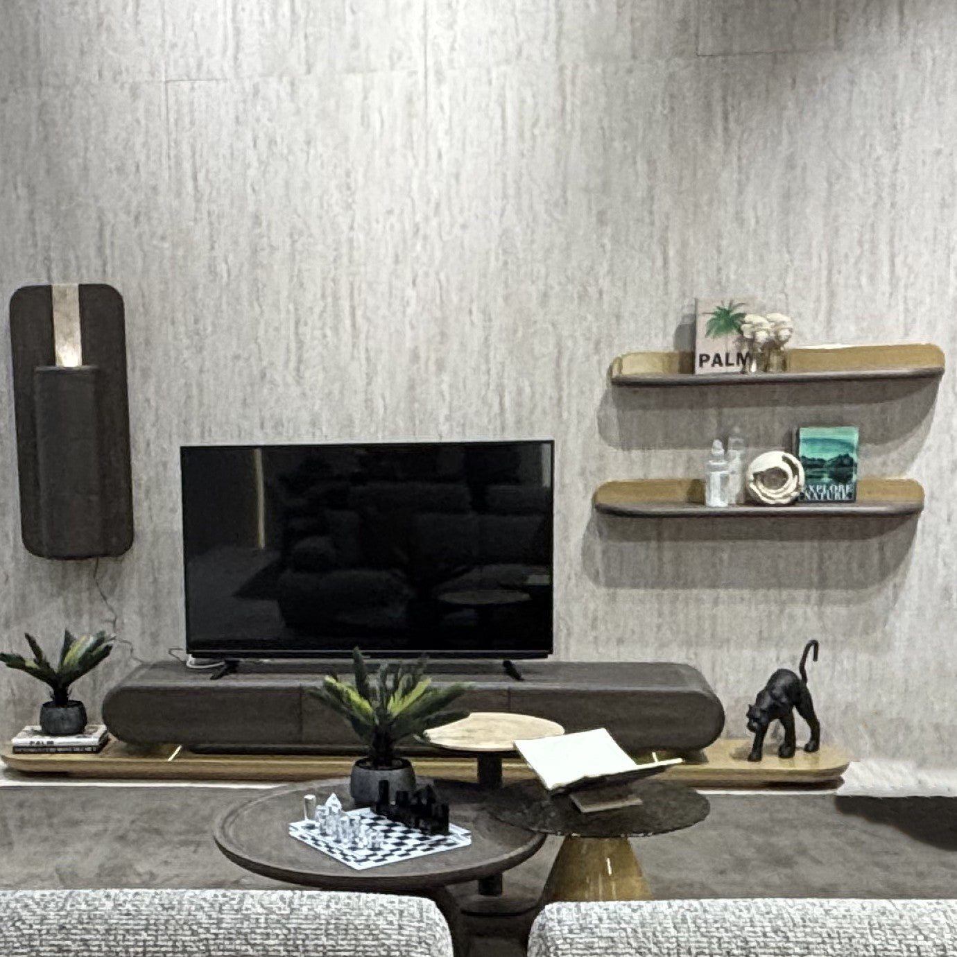 Ensemble Meuble TV avec Accessoires – Dome