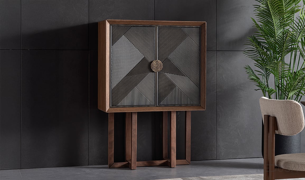 Ensemble de salle à manger Dome Cross Walnut
